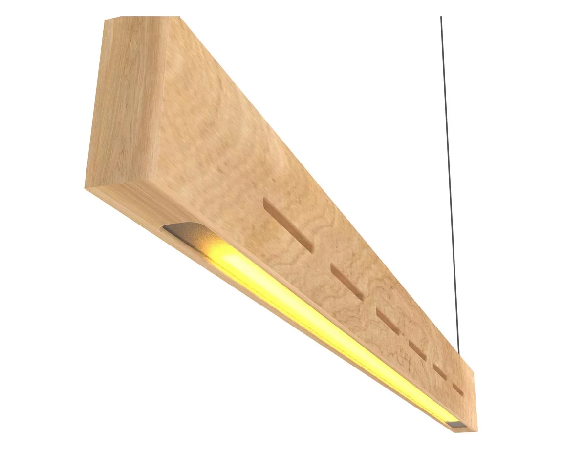Agata Plus wooden lamp made of solid wood