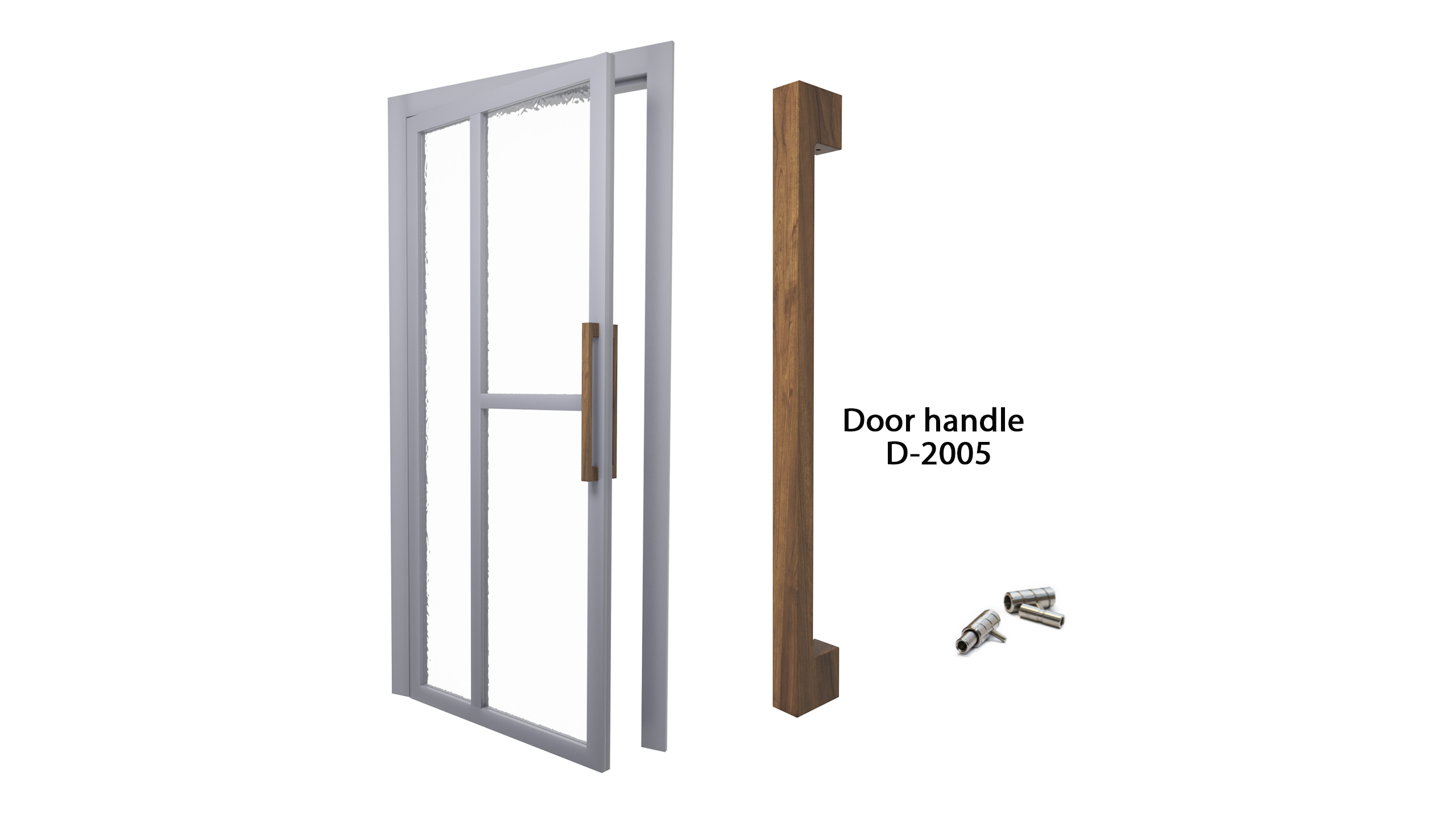 Door wood handles D-2005 oak