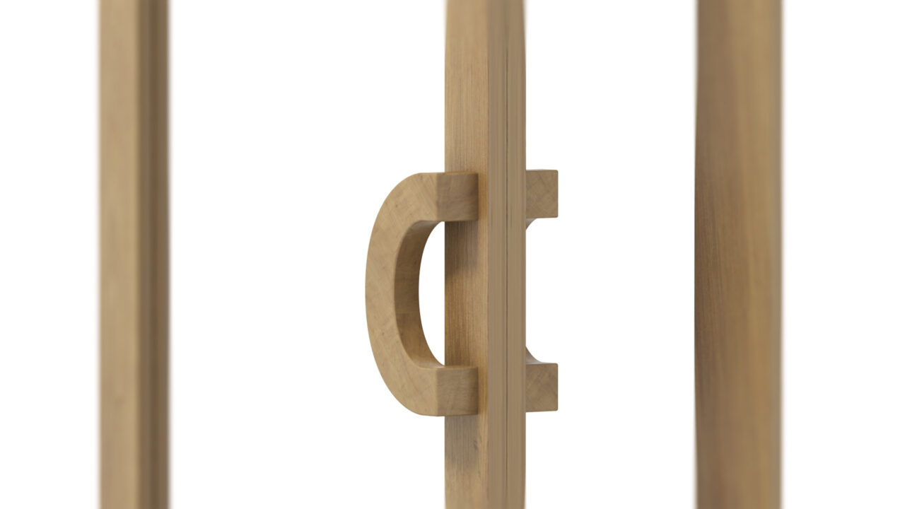 Oak door handle D-2011C oak