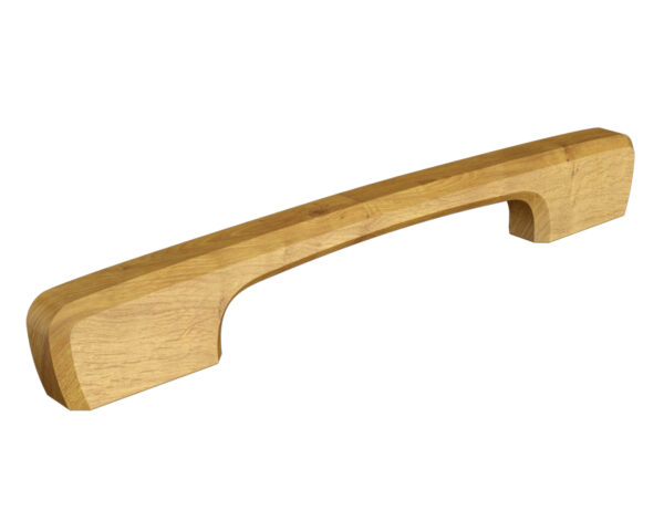 Furniture handles U-2004 made of solid wood, bevelled