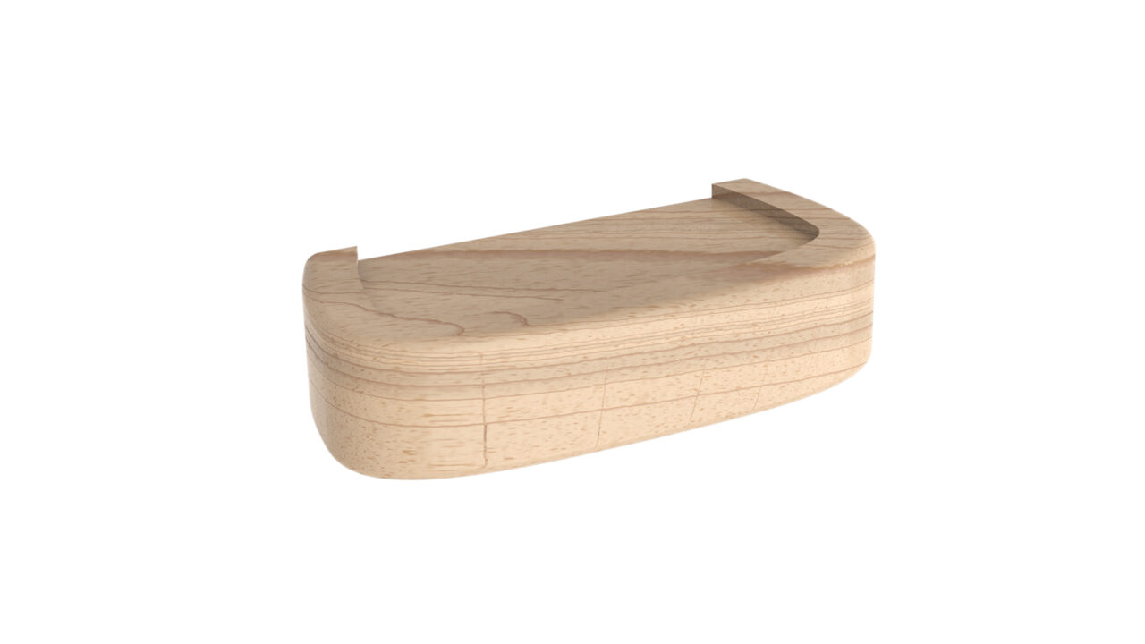 Wooden handles for furniture U-2009XS beech