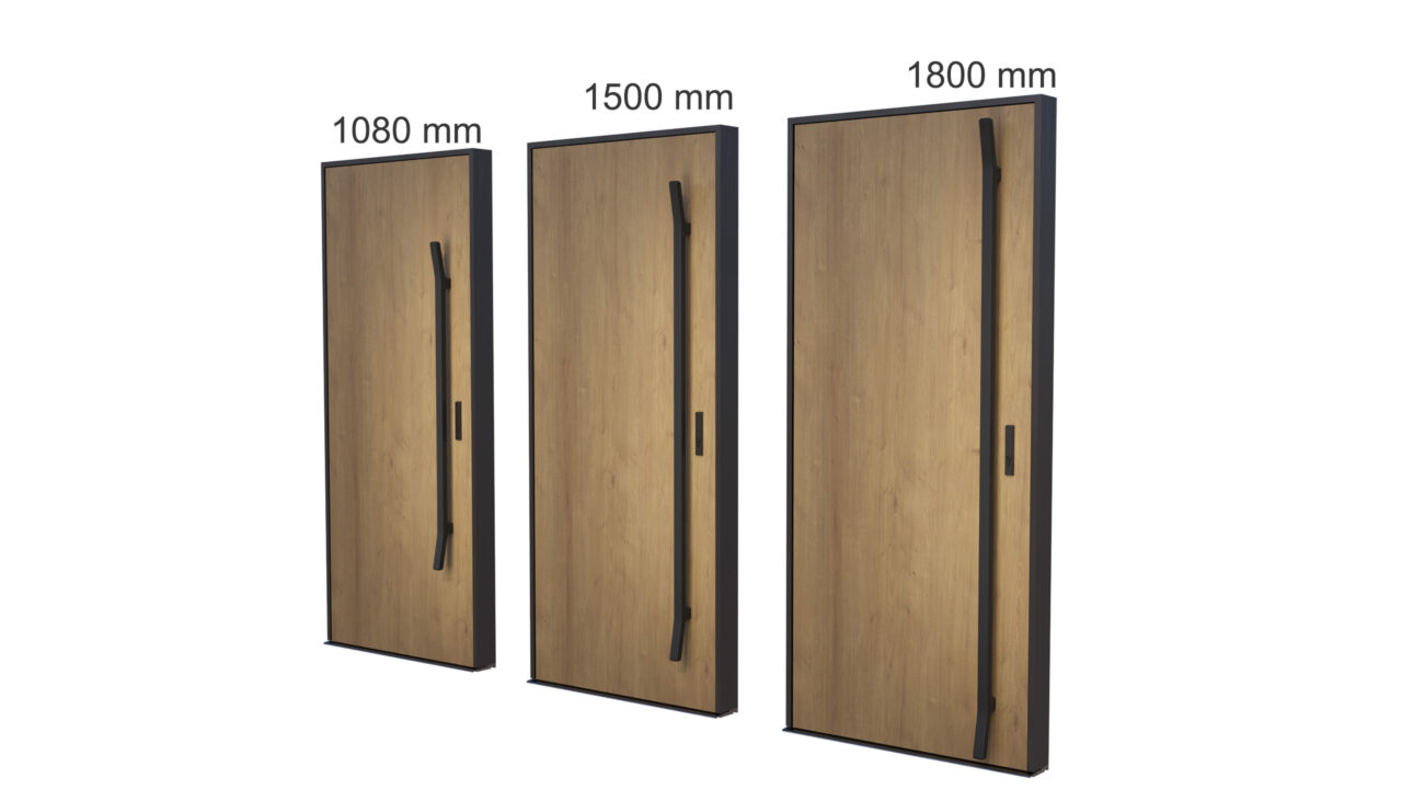 Wooden handles for large doors Kioto size