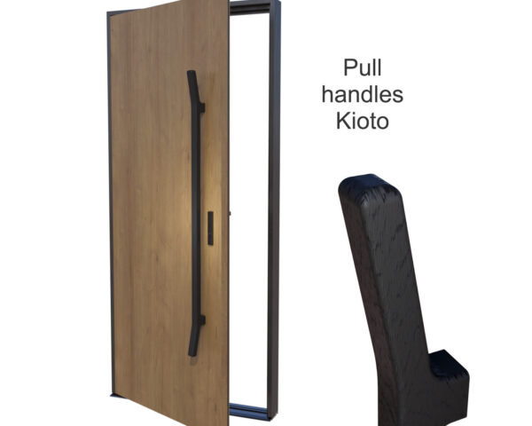 Wooden handles for large doors Kioto