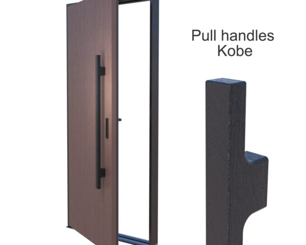Direct wooden pull handles KOBE of front door