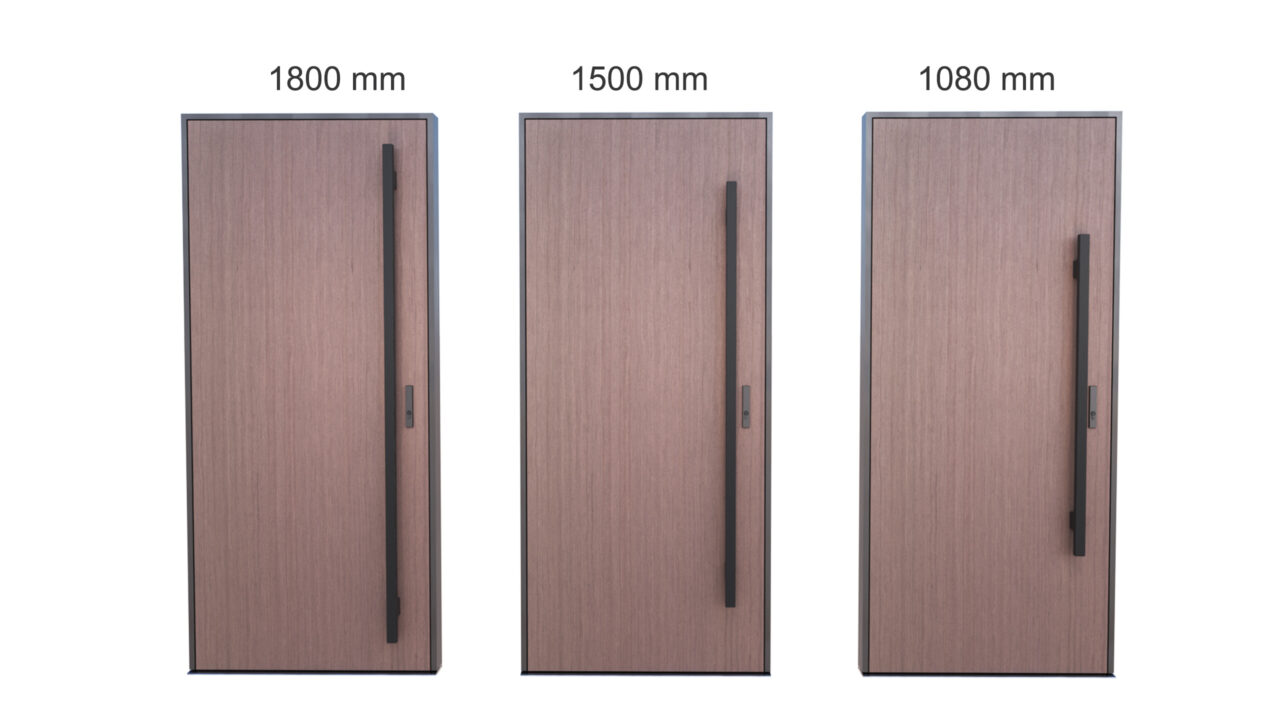 Direct wooden pull handles KOBE of front door size