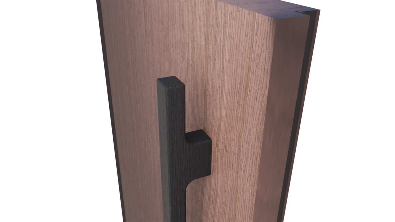 Direct wooden pull handles KOBE of front door oak
